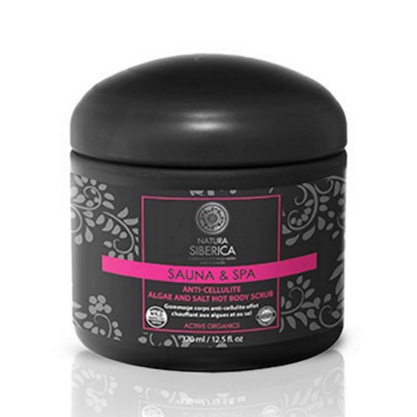 Natura siberica sauna & spa exfoliante corporal anti-celulitico algae and salt 370ml