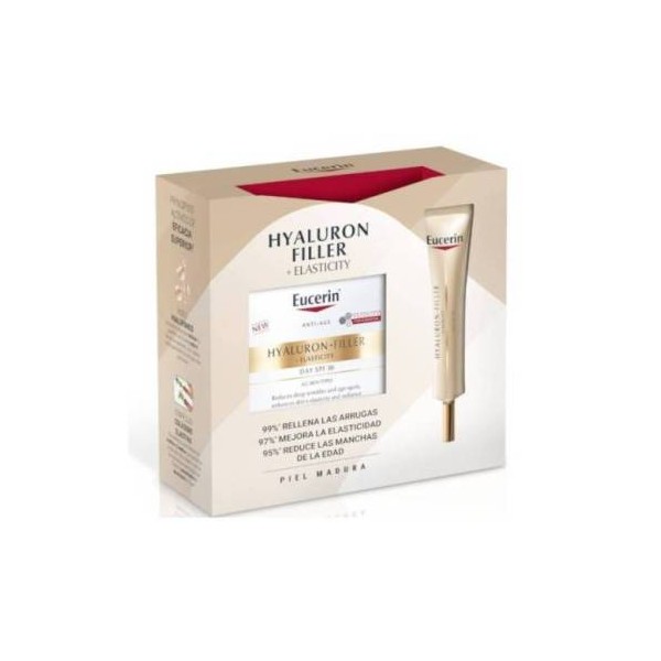 Eucerin Hyaluron-filler + Elasticity Crema Spf 30 50 ml + Contorno De Ojos 15 ml Promo