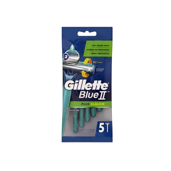 Gillette Blue II maquinillas Plus Slalom 5 uds