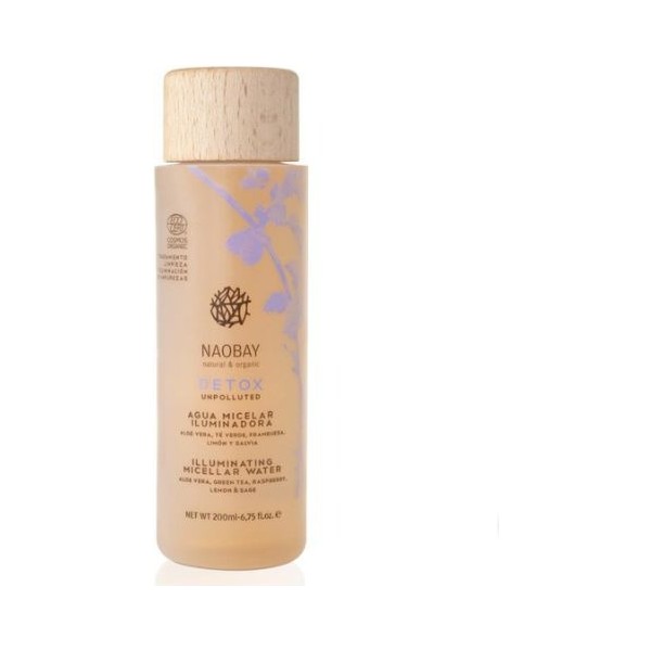 Naobay detox illuminating agua micelar 200ml
